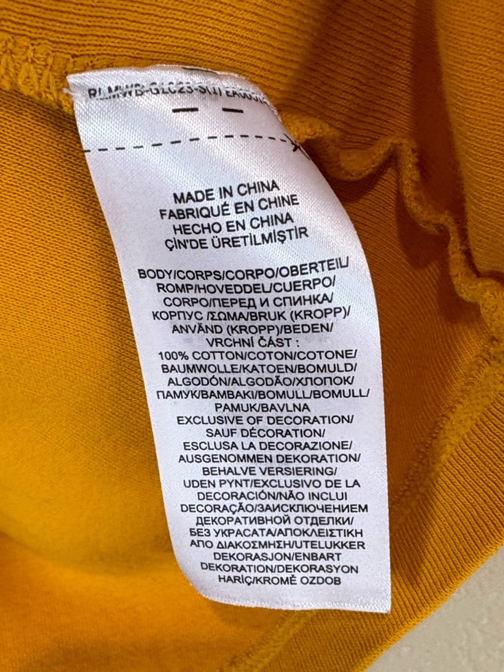 Lauren Ralph Lauren V-Neck Long Sleeve Top in Mustard - Picture 3 of 5